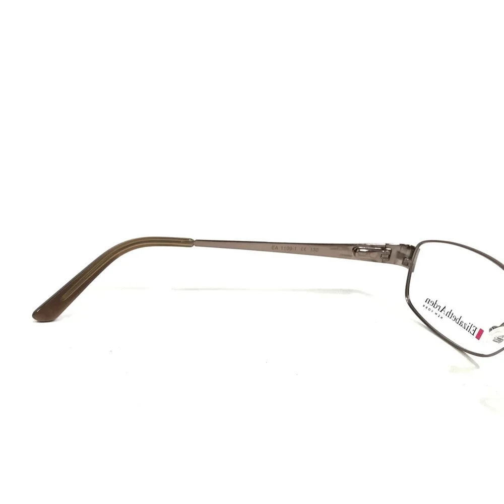 Elizabeth Arden EA 1109-1 Eyeglasses Frames Brown Rectangular Full Rim 52-16-130